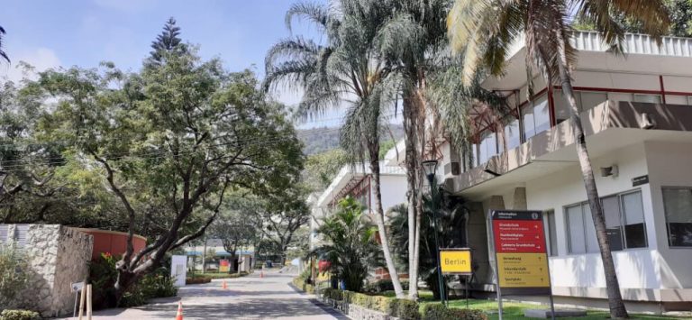 Das Schulgelände in Guayaquil.